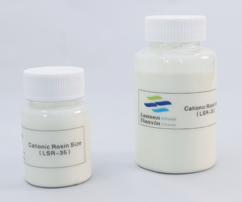 Papierchemikalie des weiße Emulsions-kationische Harz-35% für kulturelles Papier und Zeitungspapier-Papier