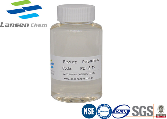 Industrien Polydadmac-Gerinnungsmittel Haftmittel-In Textile Colorless-Rauminhalt-39%-41%