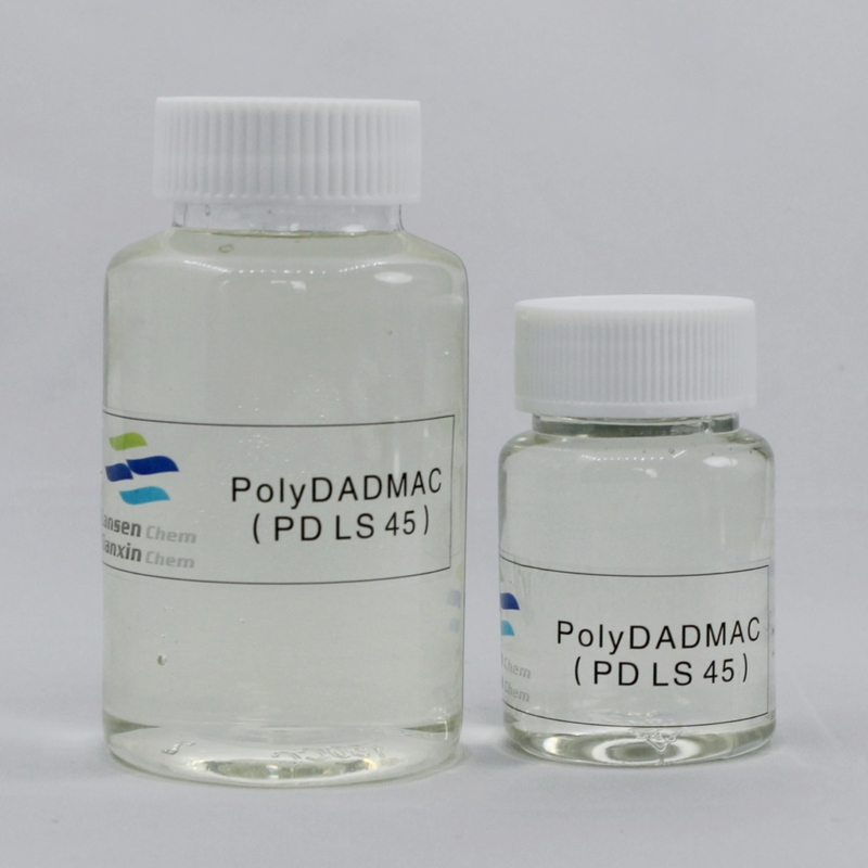 Flüssiges Dadmac-Polymer 40% Polydadmac Ammoniumkoagulant Polymer PolyDCD organische Koagulanzien Filtrationsanwendungen