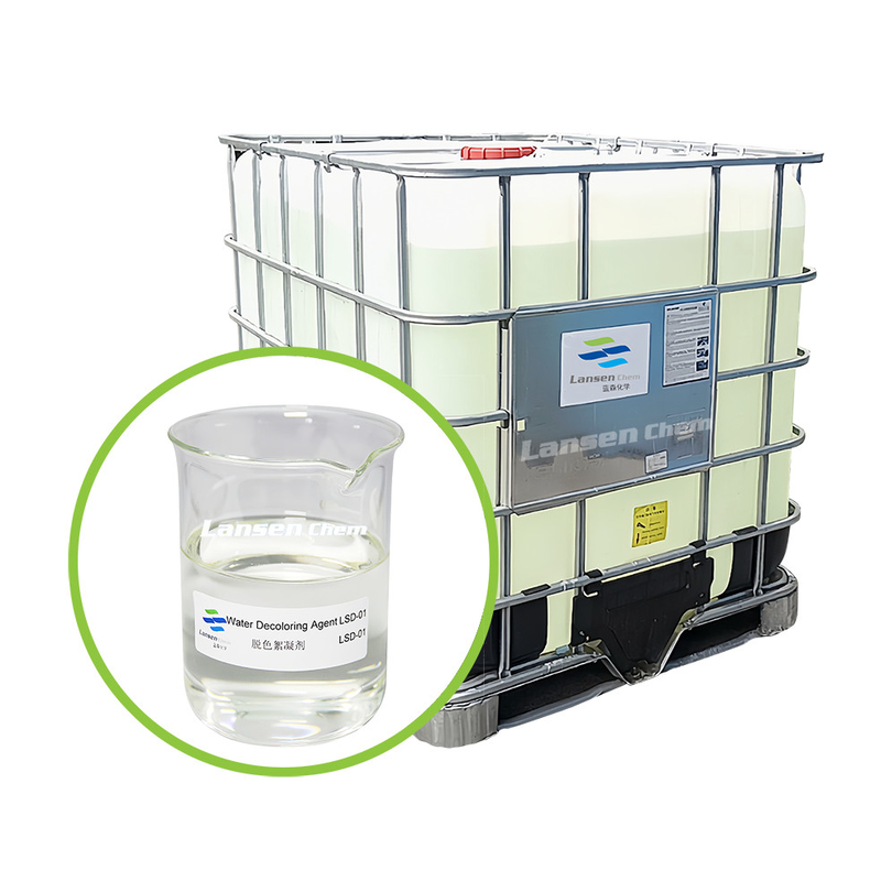Farbstoff zur Abfärbung von Tinte und Wasser PolyDCD Quaternär Ammonium-Kationic Copolymer Abfärbstoff
