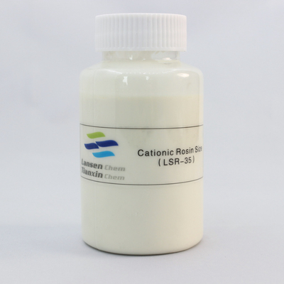 Papierchemikalie des weiße Emulsions-kationische Harz-35% für kulturelles Papier und Zeitungspapier-Papier