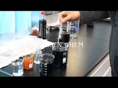 Rütteln Sie Prüfung des decoloring Mittels des Wassers